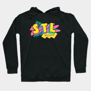 St. Louis, Missouri Retro 90s Logo Hoodie